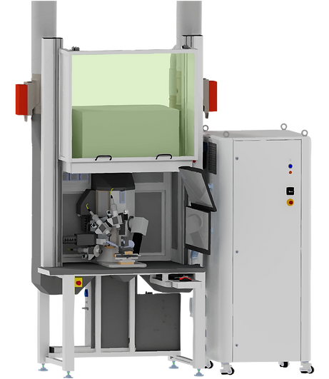 render of laser station set-up