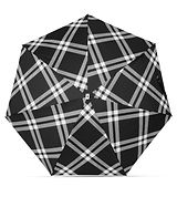 ANATOLE - Sun-umbrella - Packshot - S106NRIV - Tweed Noir & Ivoire - Prdt ouvert Camden.jp