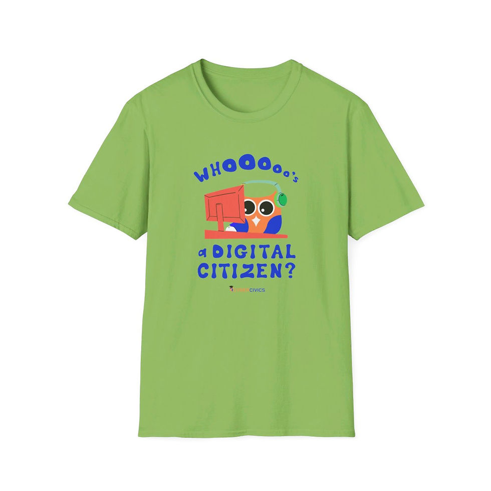 Thumbnail: Whooo's a Digital Citizen? Adult Tee