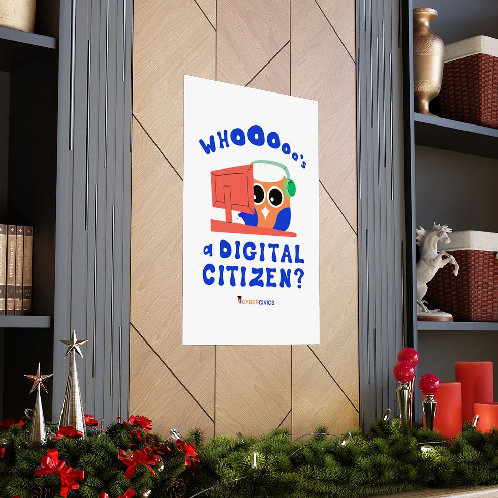 Thumbnail: Whooo's a Digital Citizen Poster