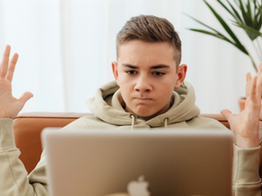 Student using AI