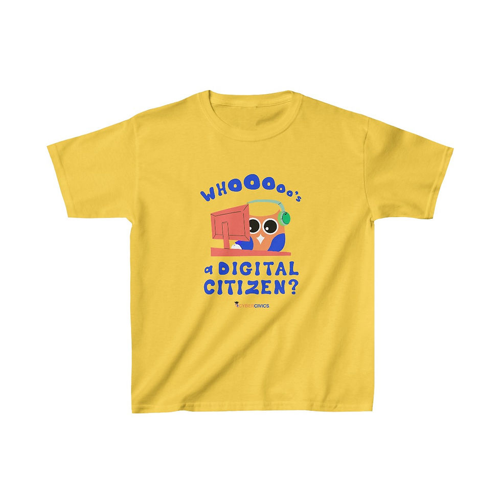 Thumbnail: Whooo's a Digital Citizen #2 Kids Tee