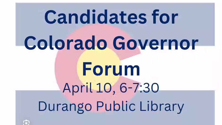 Candidates for Colorado Forum
