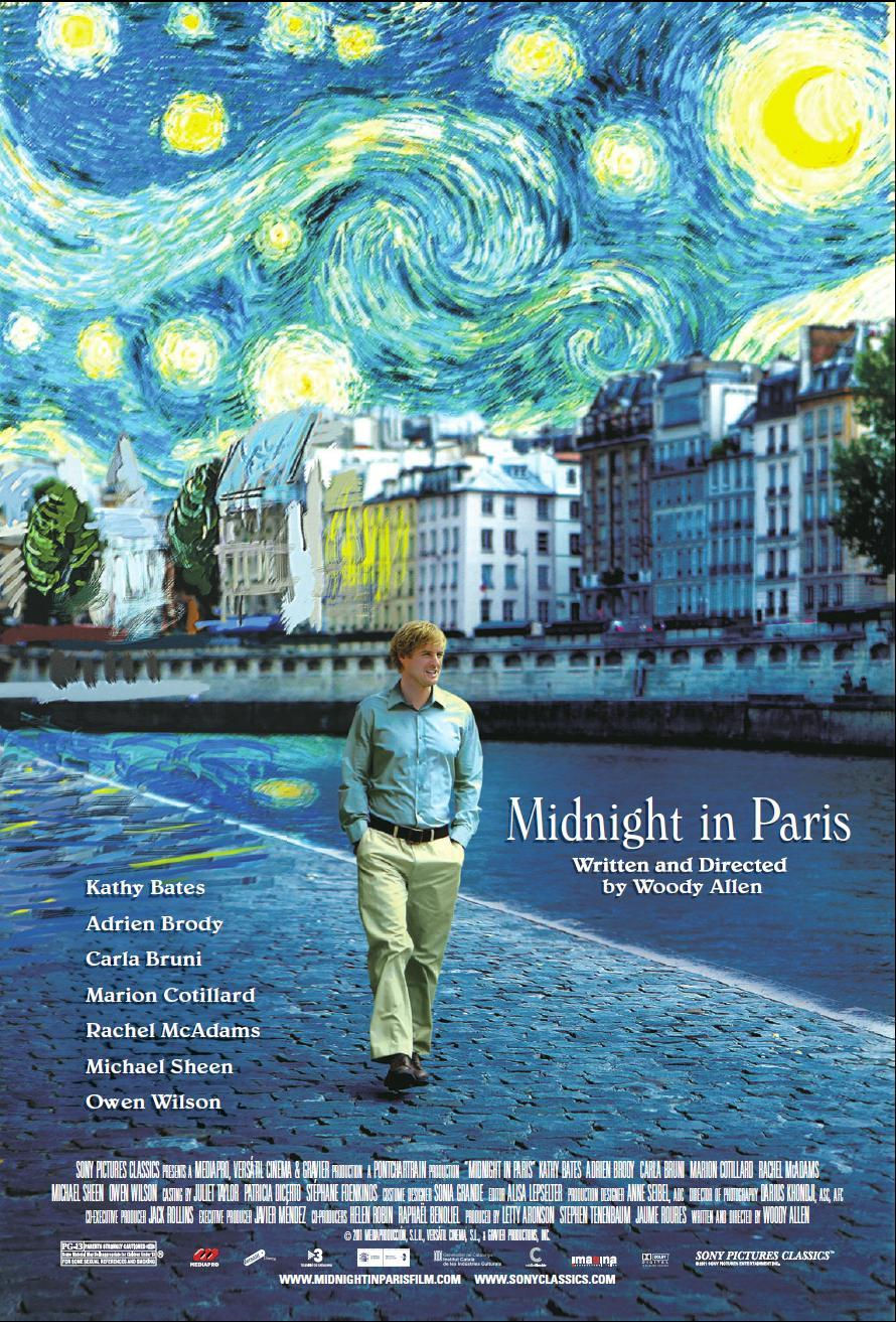 Paris'te Gece Yarısı film afişi
