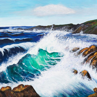 Wave watching - birth of award winning artist