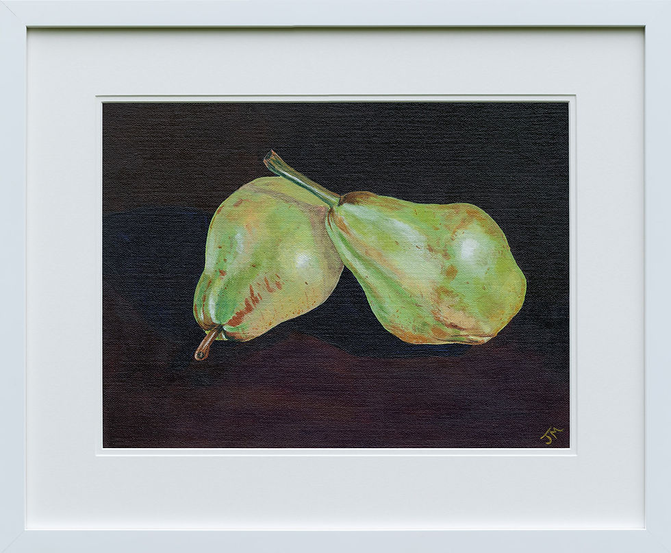 A nice pair. Acrylic on canvas board 30x 40cm.