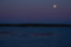 Moon over the water