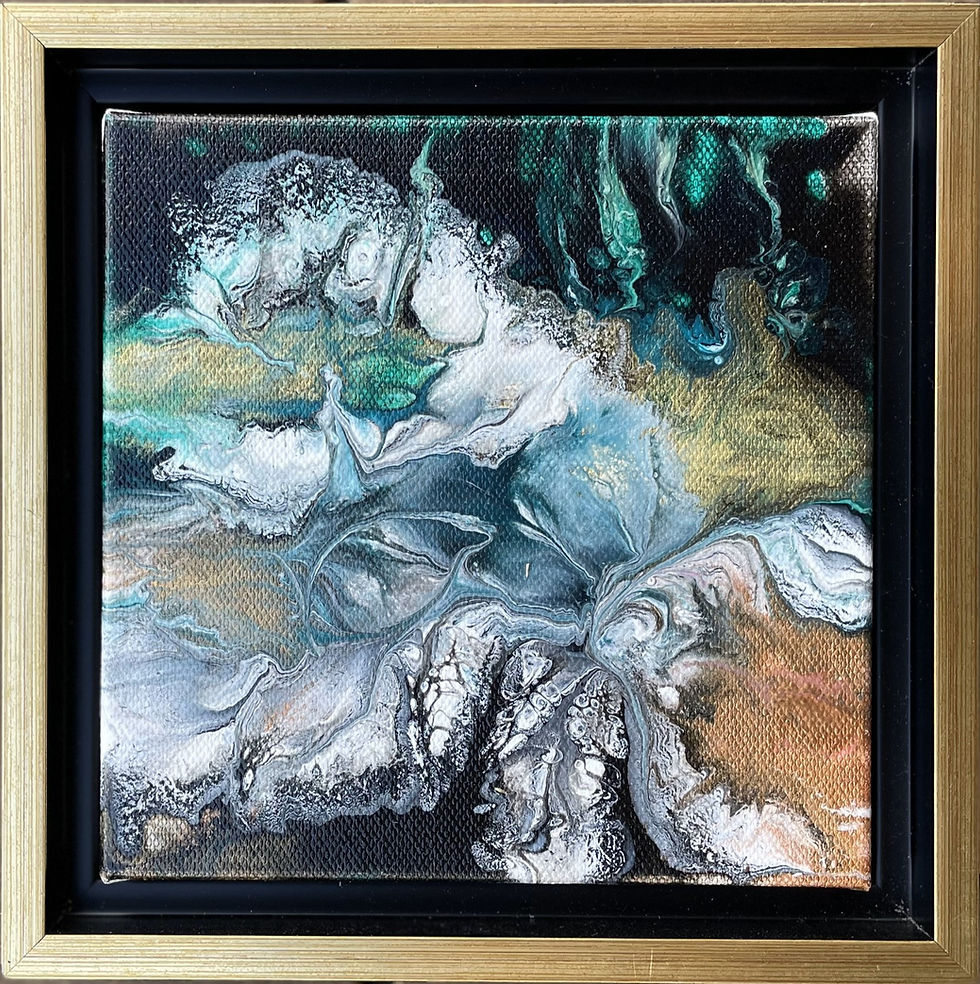 4x4 Floral Series with Frame