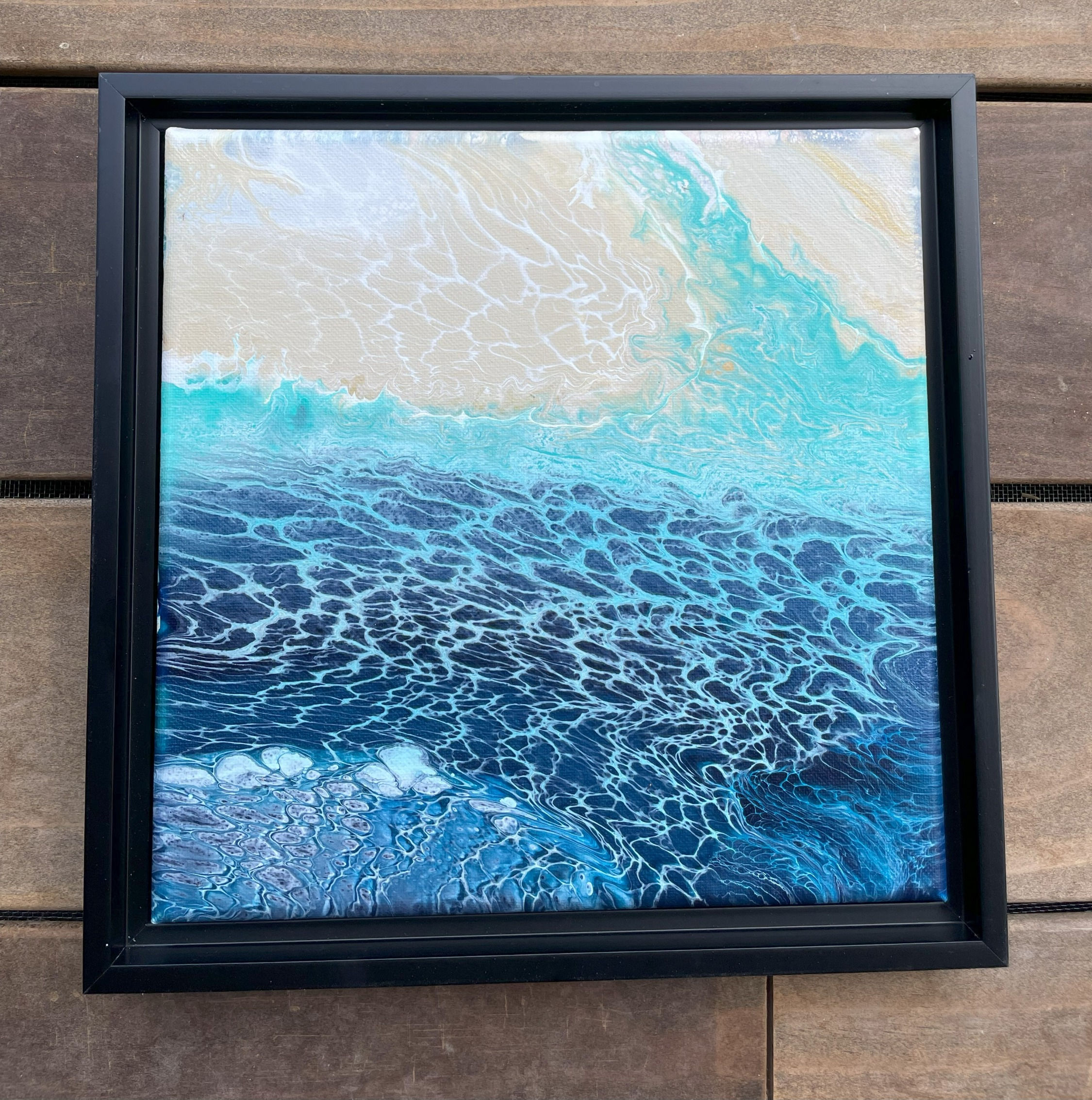 10x10 Framed fluid swipe