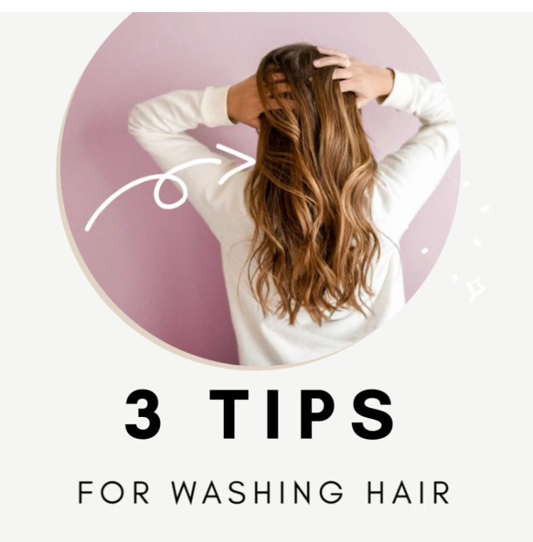3 Tips for Washing Hair