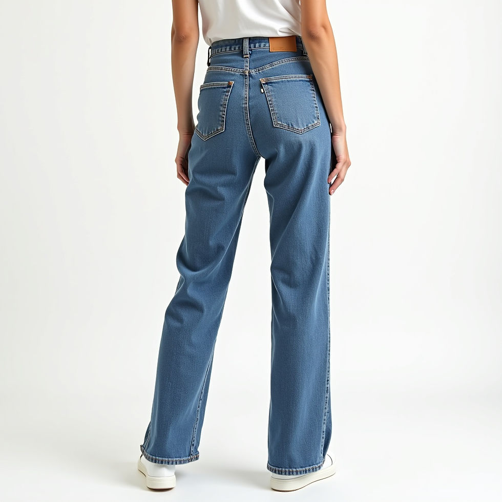 Mid-Rise Denim