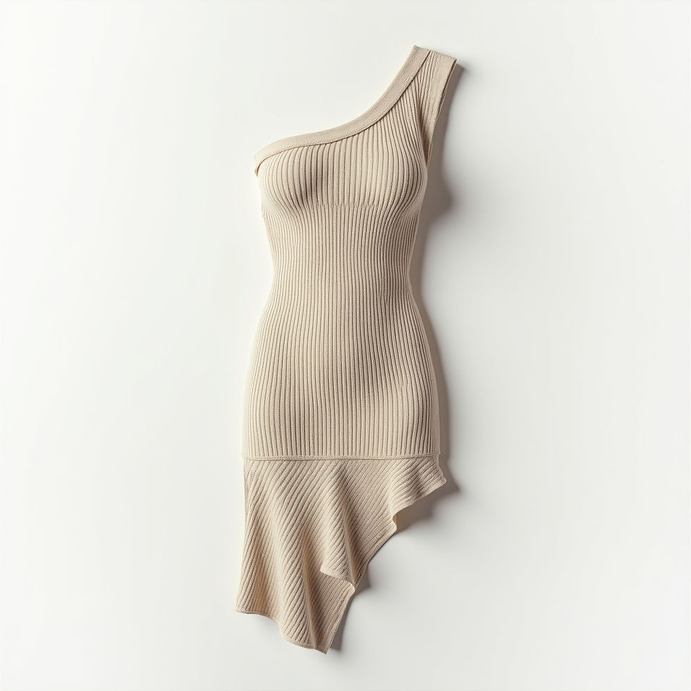 Asymmetric Knit Mini