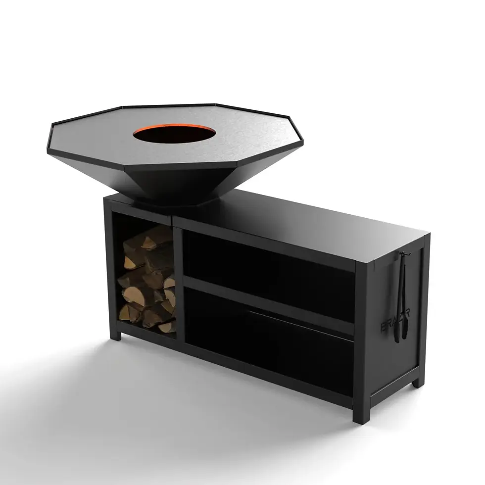 Miniature : Braséro-Plancha Octogonal 1040mm