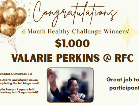 Six Month Challenge Winners!