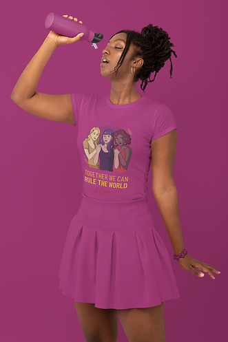 monochromatic-t-shirt-mockup-of-a-stylis
