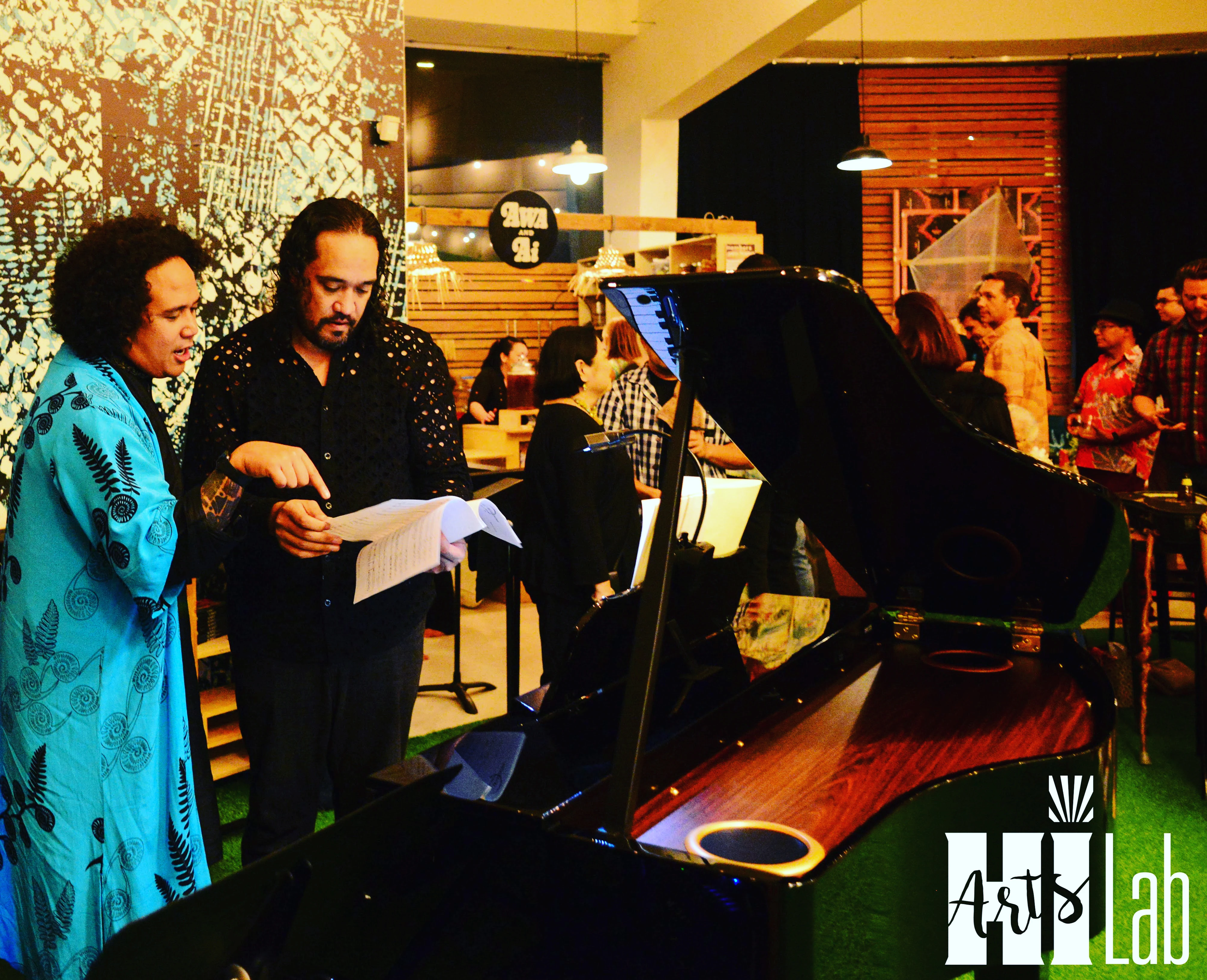 Maikaʻi Nash & Jace Saplan discuss music before their performance