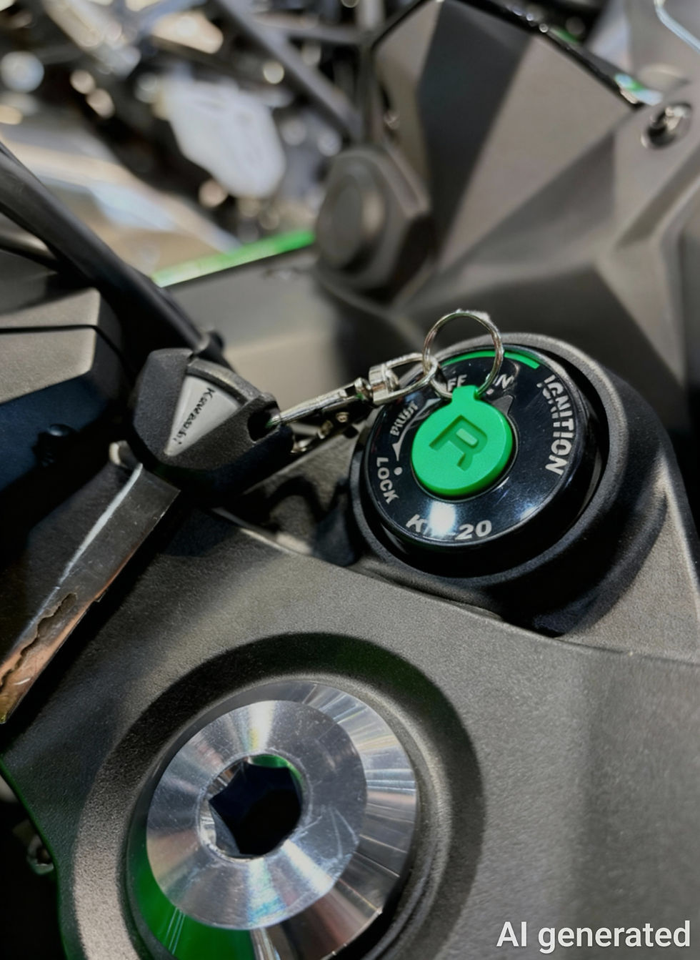 Thumbnail: 2018-2025 Kawasaki Ninja 1100 SX SE Ignition Cover