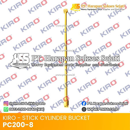 Stick Cylinder Bucket for Komatsu PC200-8 Excavator | Brand KIRO