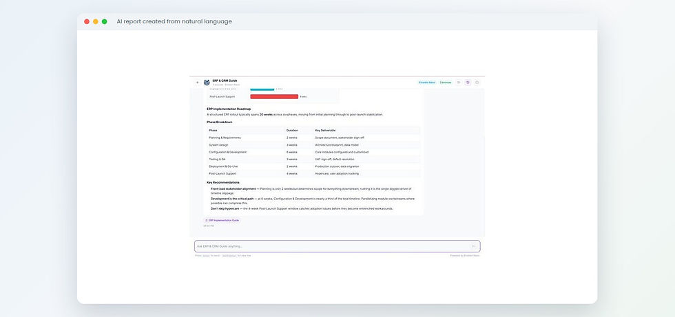 AI report on the fly for MIS and management reporting in Tableau