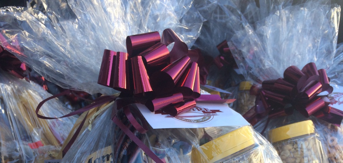 Arranged Food and Objects