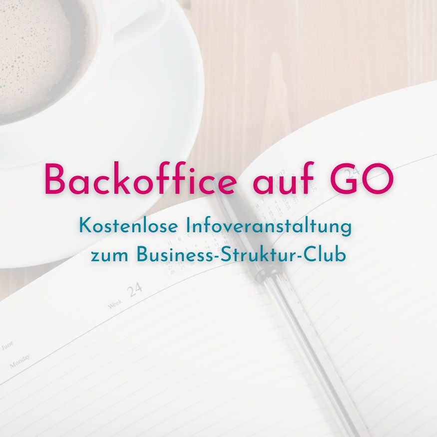 Backoffice auf GO