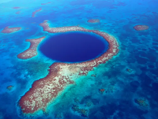 Grande Buraco Azul em Belize revela aumento de tempestades