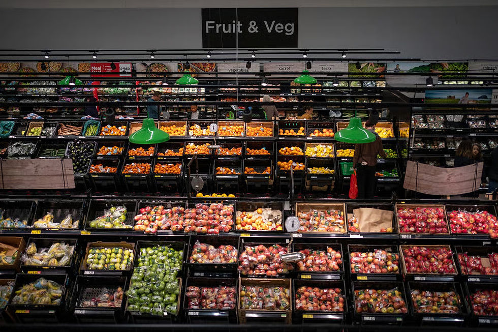 Frutas e verduras no mercado