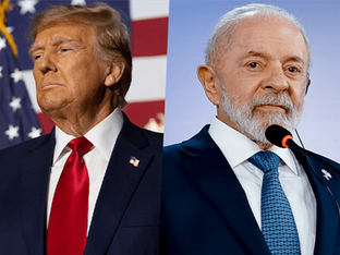 Donald Trump e Lula da Silva