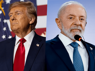 Donald Trump e Lula da Silva