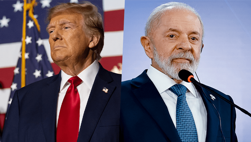 Donald Trump e Lula da Silva