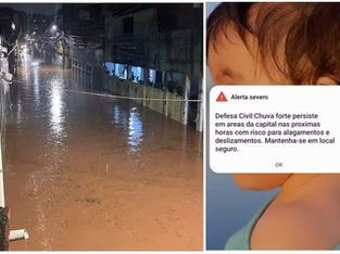 Chuva forte causa caos em SP e Grande SP alerta severo
