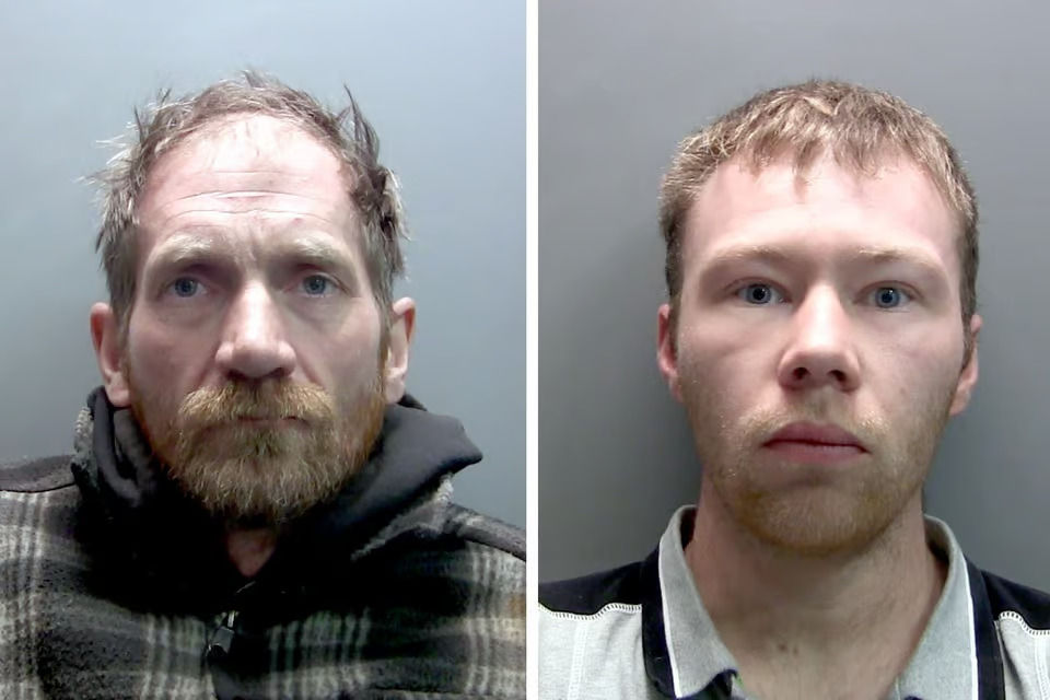 Daniel Graham, de 39 anos, e Adam Carruthers, de 32