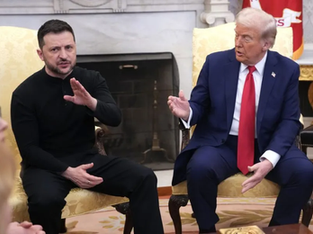 Volodymyr Zelensky e Donald Trump
