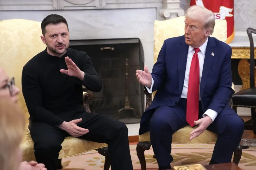 Volodymyr Zelensky e Donald Trump