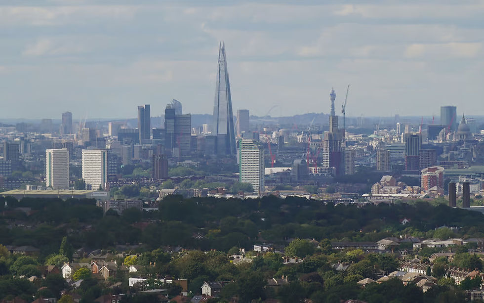 Vista da cidade de Londres