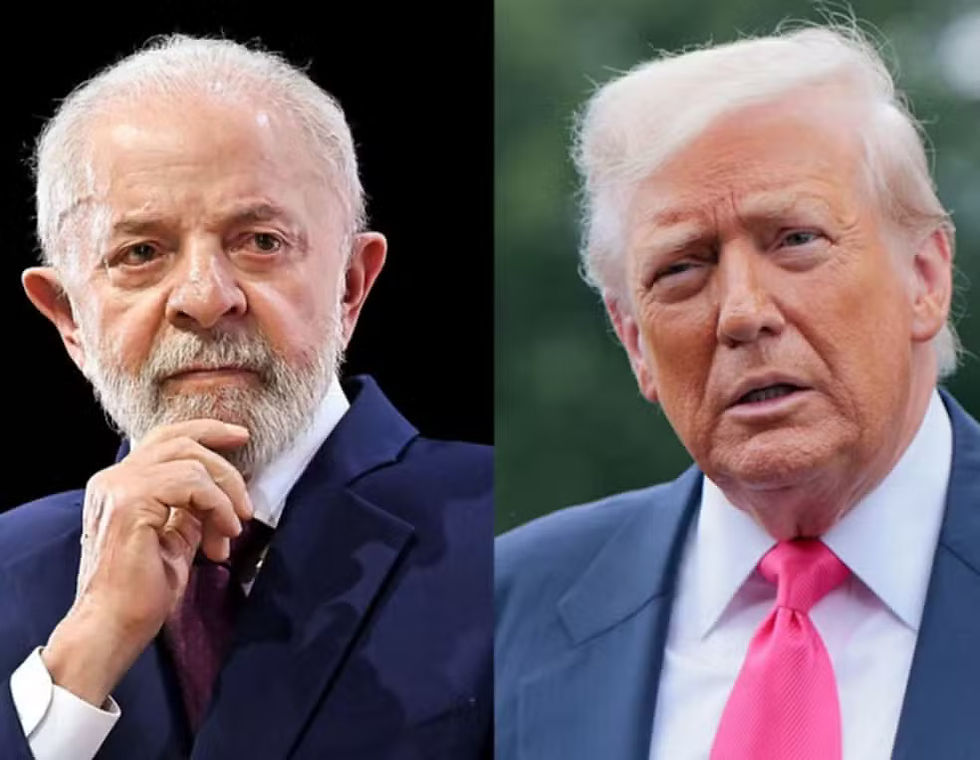 Luiz Inácio Lula da Silva e Donald Trump