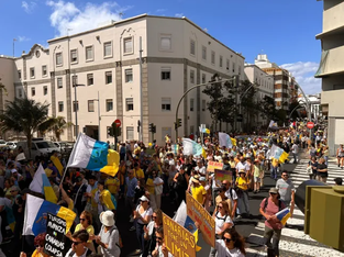 Protestos nas Canárias contra turismo de massas