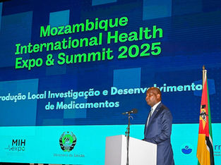 Daniel Chapo, discursa na abertura da Conferência Internacional sobre a Produção Local, Investigação e Desenvolvimento de Medicamentos e Produtos de Saúde, em Maputo