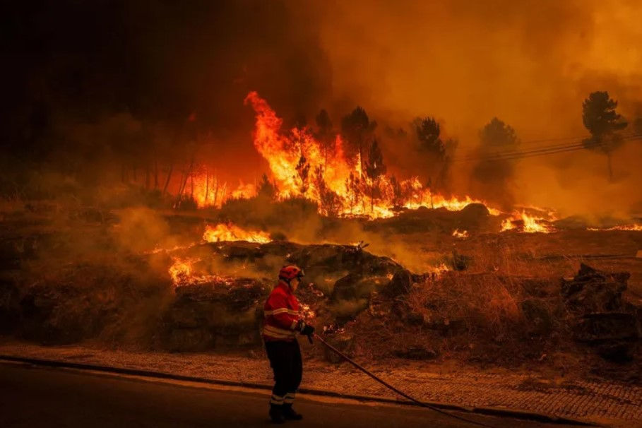 incêndio que deflagrou em Aguiar da Beira