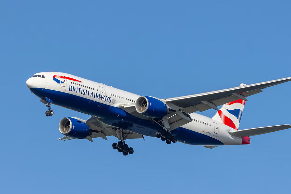 Avião da British Airways