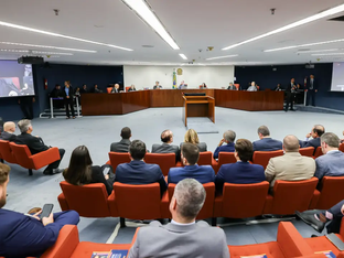 Primeira Turma do STF durante julgamento da trama golpista