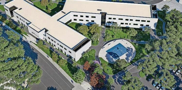 Imagem virtual das futuras instalações da Escola Superior de Saúde de Bragança