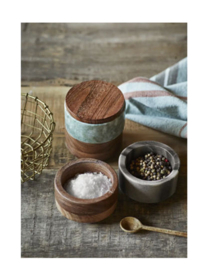 Thumbnail: Marble Box w/Lid Grey, Natural