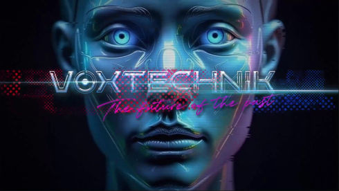 VoxTechnik, Branding, Logo, Artist Logo, Live Visuals Design, Visual Music, AI character design