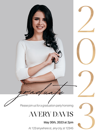 Female Graduation Custom Desgin