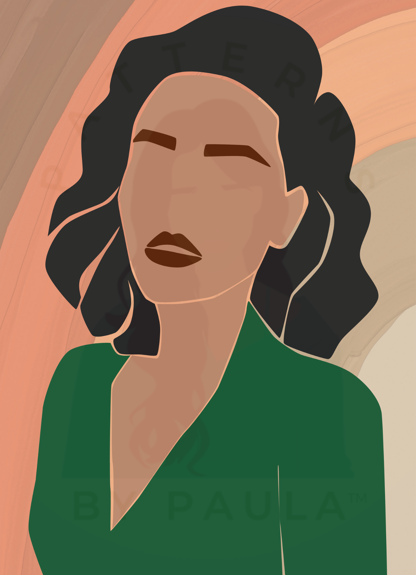 Luminous Lucille Greeting Card