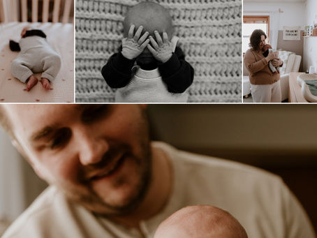Lifestyle Newborn Photo Shoot in Sun Prairie, WI | Wisconsin Newborn & Family Photographer