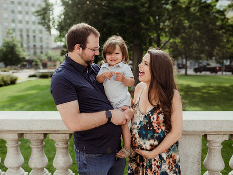 Sun Prairie Newborn Photographer | Summer Maternity session in Madison, WI