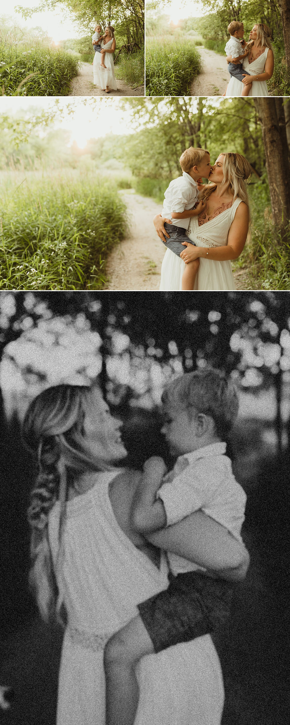 candid and fun family photo session