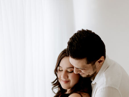 Maternity Photography Session in Studio | Madison, Wisconsin Maternity & Newborn Photographer